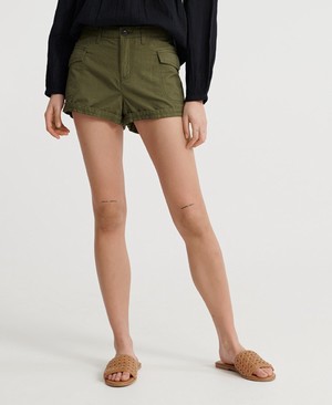 Superdry Utility Cargo Short Női Rövidnadrág Olivazöld | DFGCP4632